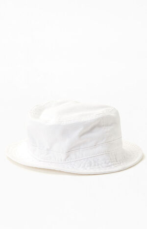 Kids White Originals Washed Bucket Hat image number 2