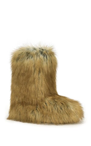 Women's Nadianna Tan Redfox Faux Fur Platform Boots image number 2