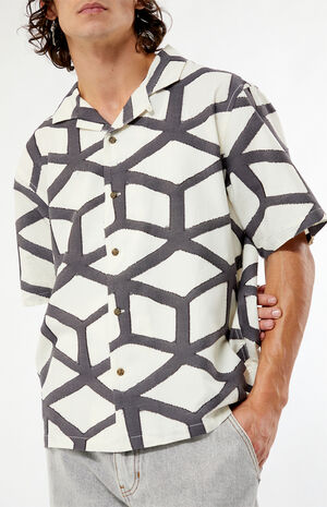 Woven Oversized Camp Shirt image number 4