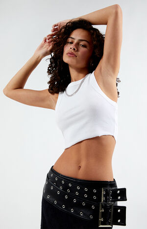 Double Belt Midi Skort image number 2