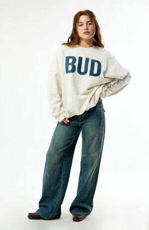 By PacSun Denim Crew Neck Sweatshirt image number 5