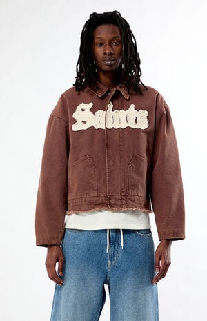 Saints Raw Applique Gas Jacket image number 1