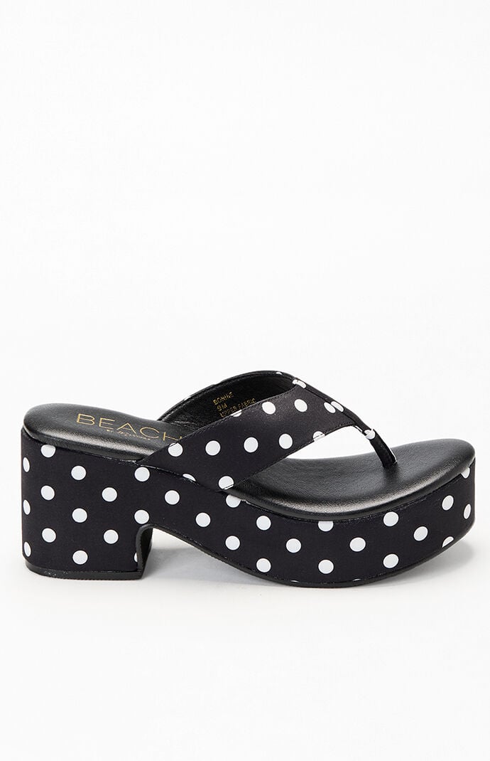 Matisse Women's Bonnie Platform Sandals In Black/white In Multi