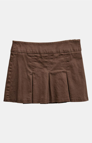 Brown 2000s Y2K Mini Skirt image number 1