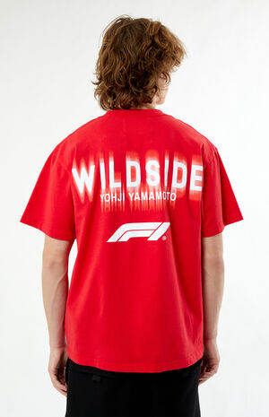 x Wildside Yohji Yamamoto x PacSun Red Motion T-Shirt image number 2