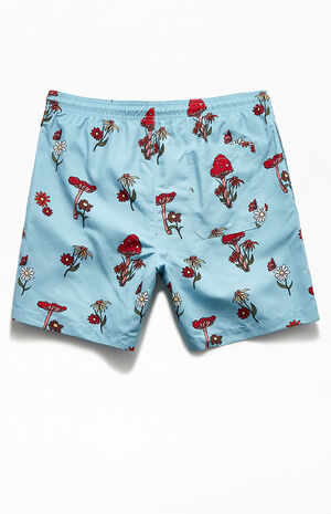 Recycled Shrooms 17" Swim Trunks image number 2