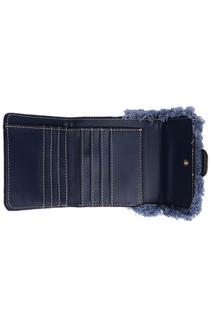 Frayed Flap Small Trifold Wallet image number 6