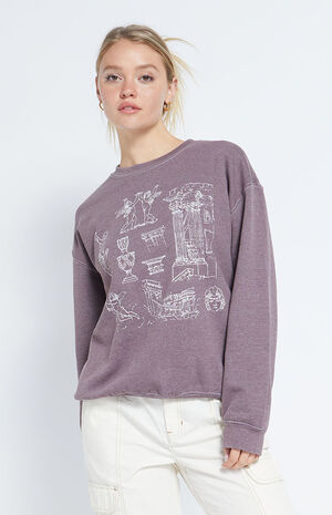 Angel Statue Crew Neck Sweatshirt image number 2