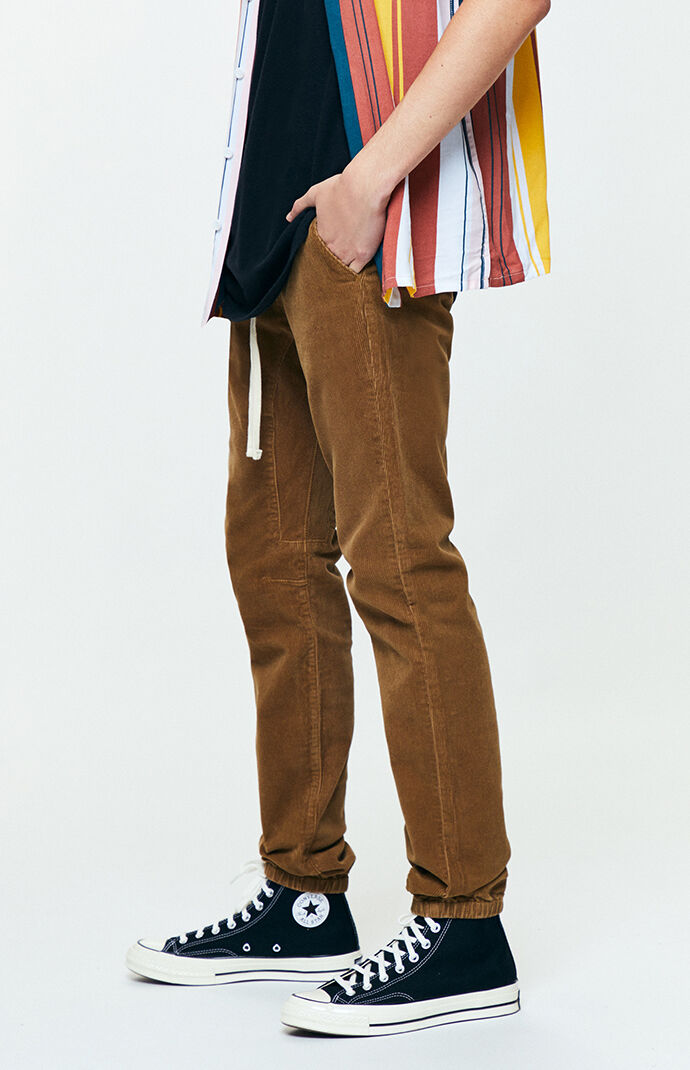 corduroy joggers mens