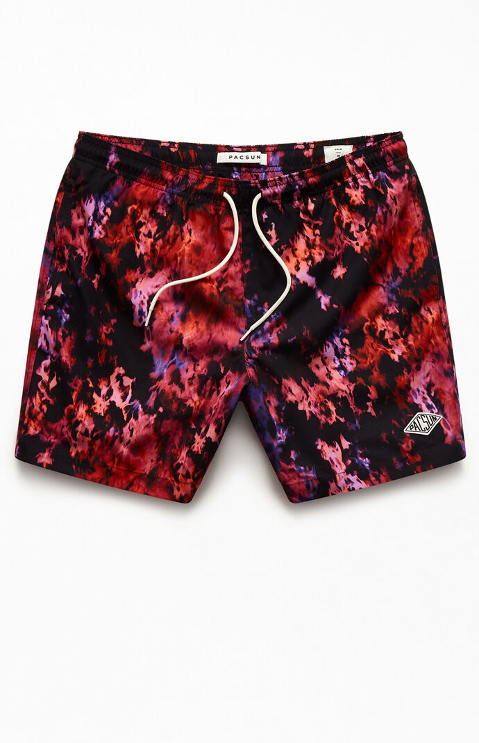 Flames 17" Swim Trunks