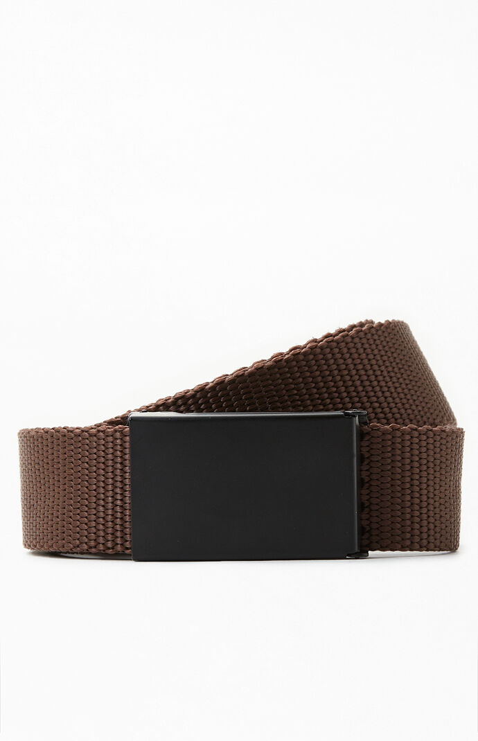 Brown Webbed Belt