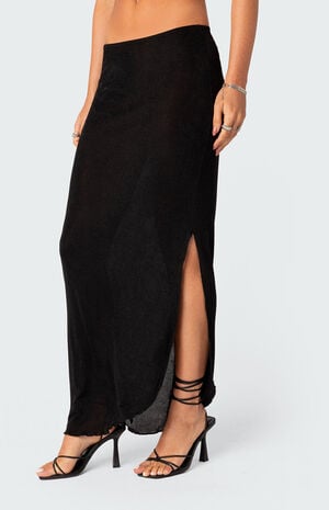 Milan Slitted Maxi Skirt image number 5