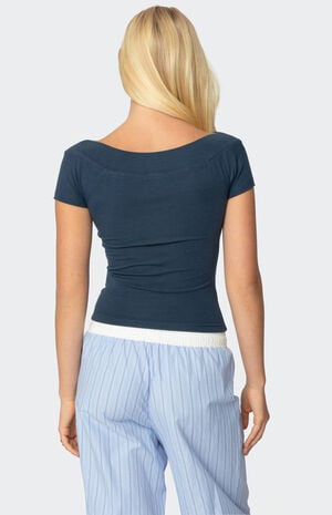 Becca Boat Neck Top image number 5