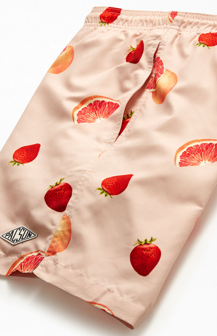 Assorted Fruit 17" Swim Trunks