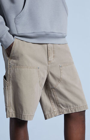 Gray Workwear Shorts image number 3
