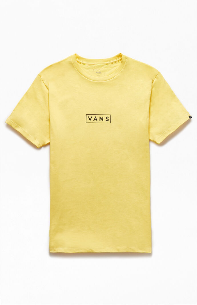 Vans Yellow Easy Box T-Shirt | PacSun