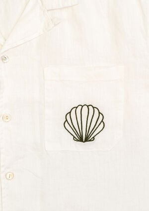 Ilfracombe Embroidery Camp Shirt image number 3