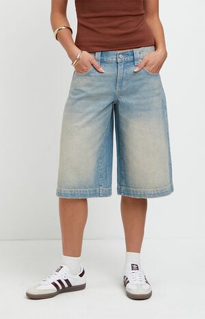 Peyton Extreme Jorts Light Blue Tint image number 3
