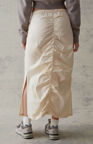 Cinched Front Midi Skirt image number 4