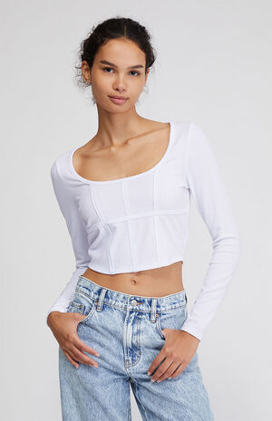 PacCares Science Long Sleeve Bustier Top