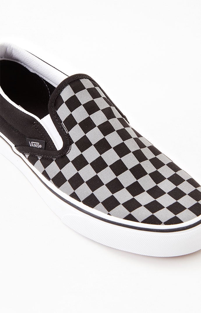 Vans Classic Slip On Reflective Shoes PacSun