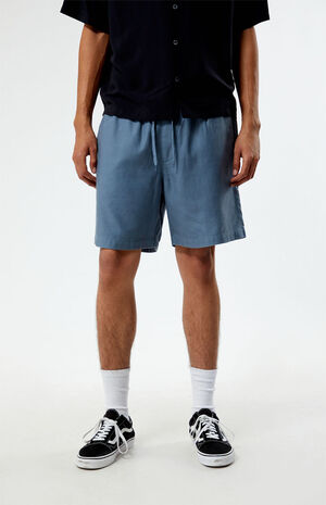 Blue Cotton Volley Shorts image number 2