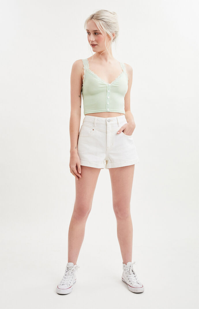 pacsun white shorts