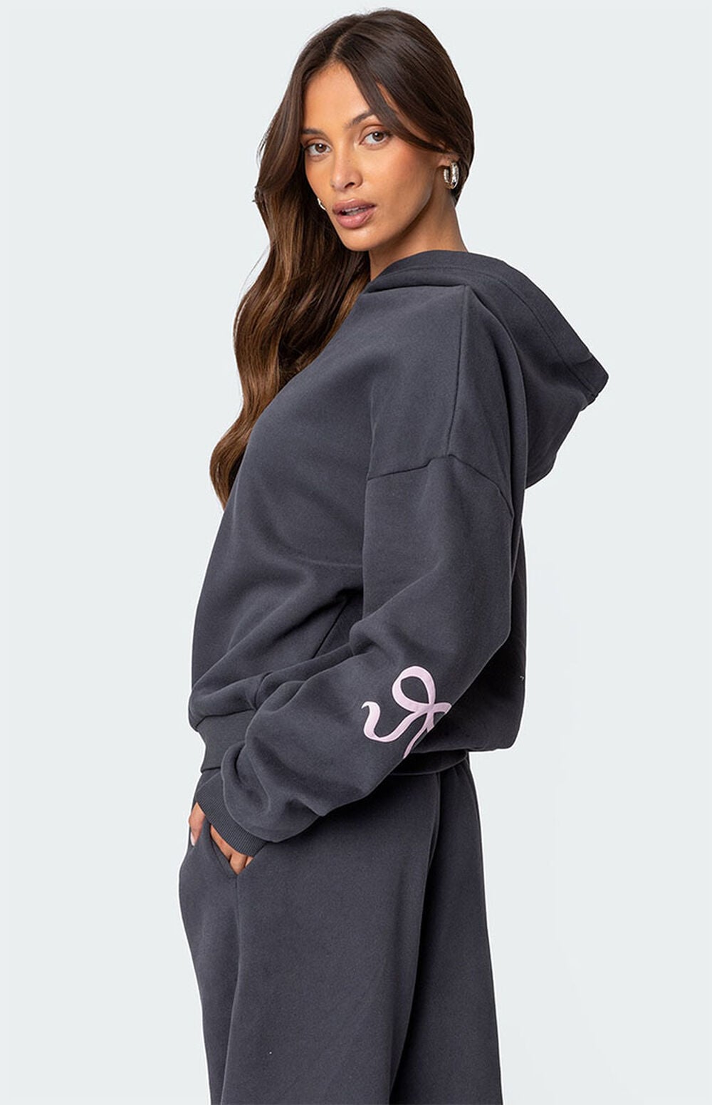 Brown Bombshell Hoody set main image 1