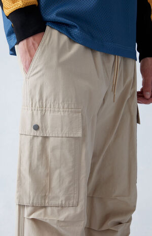 Tan Baggy Cargo Pants image number 4