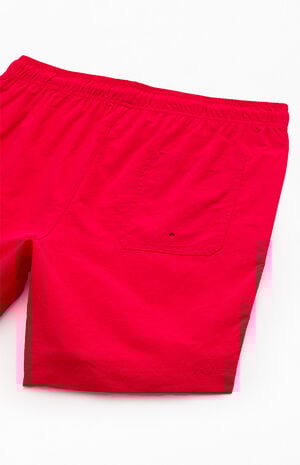 Red Collegiate 6.5" Swim Trunks image number 4