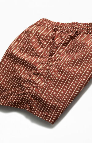 Texture Stripe 15" Swim Trunks image number 4