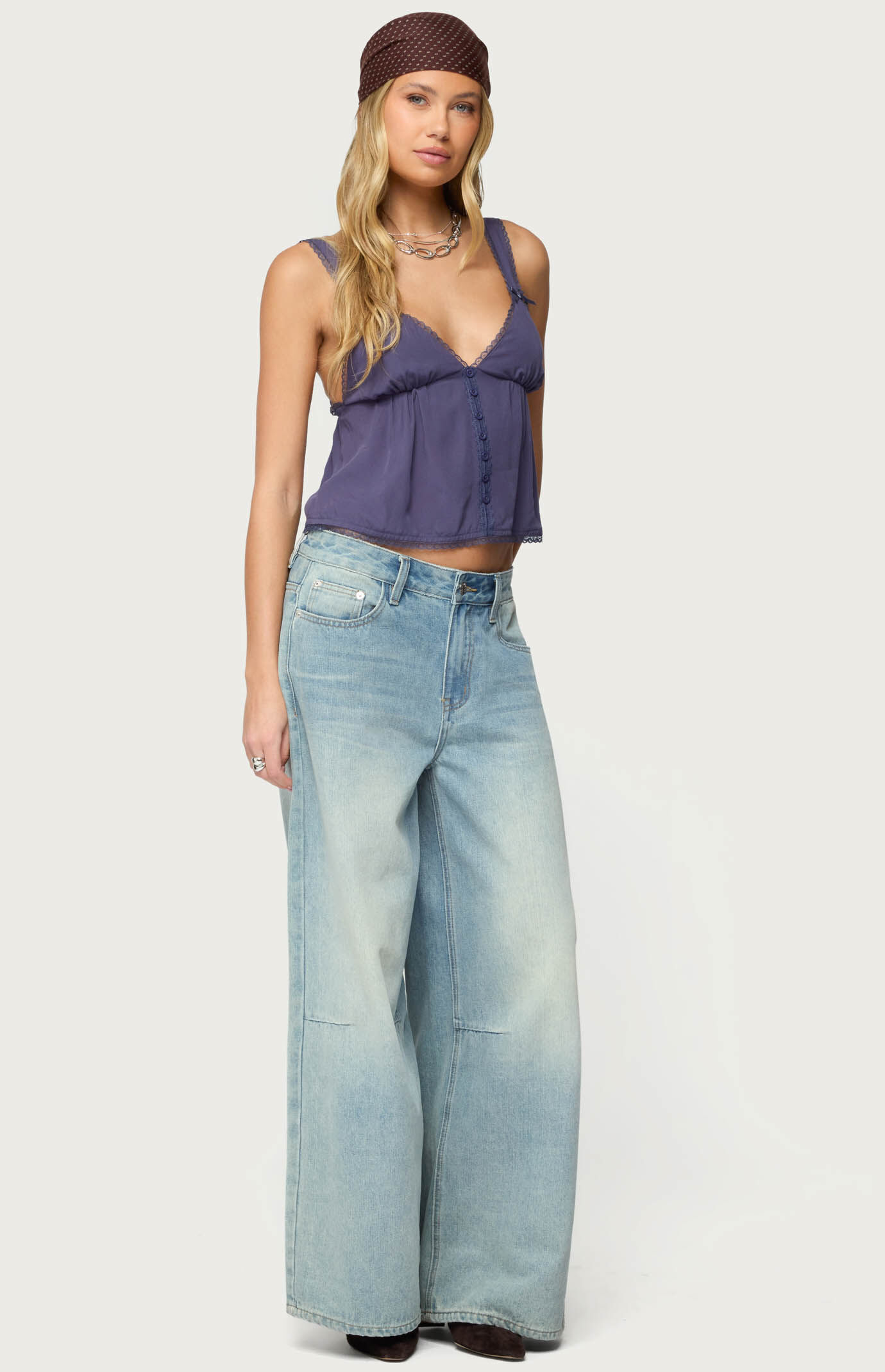 Edikted Andea Babydoll Tank Top