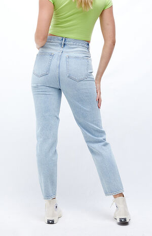 PacSun Light Blue Ultra High Waisted Slim Fit Jeans
