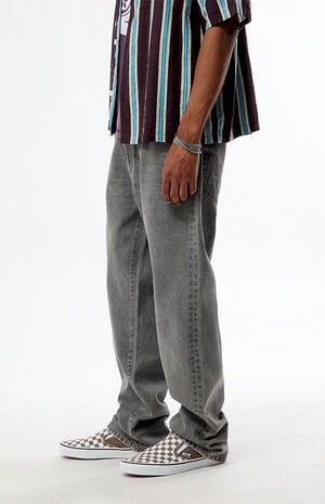 Logan Relaxed Straight Jeans Gray image number 3