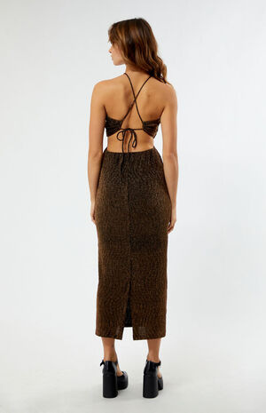 Alani Tie Back Midi Dress image number 3