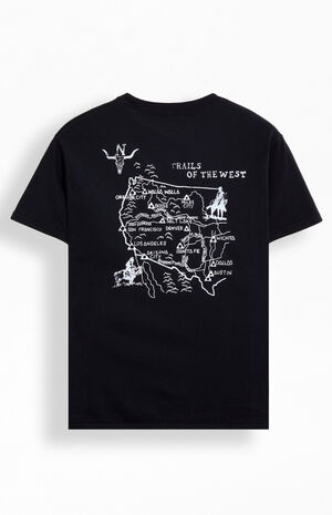 Lone Rider Trails Of The West T-Shirt image number 2