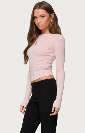 Embry Boat Neck Raglan Top image number 2