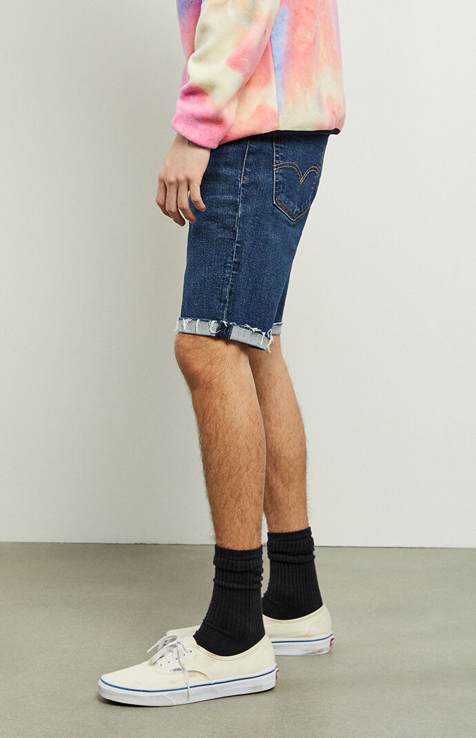 Medium Indigo 511 Cutoff Denim Shorts
