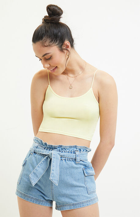 Washed Crop Cami Top