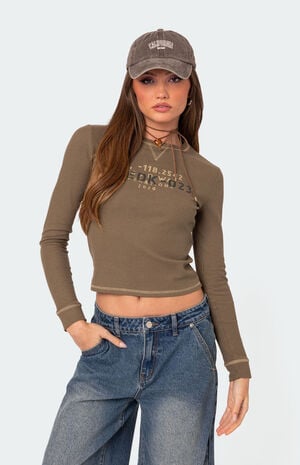 Army Wife Ribbed T-Shirt image number 4