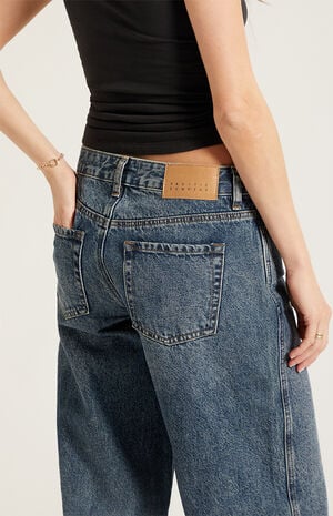 Casey Low Rise Baggy Jeans Dark Indigo Tint image number 5