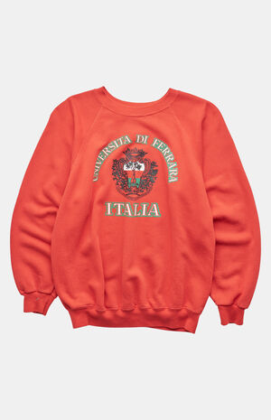 80s Universita Di Ferrara Italia Crew Neck Sweatshirt image number 1