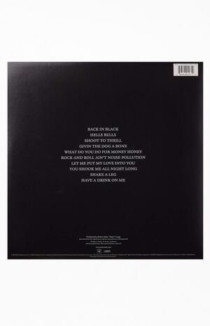 AC/DC Back In Black Vinyl Record image number 2