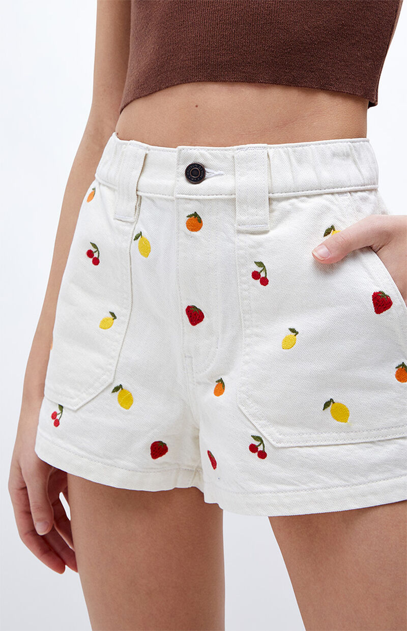 PacSun Mini Fruit Elastic Waist Cargo Shorts PacSun