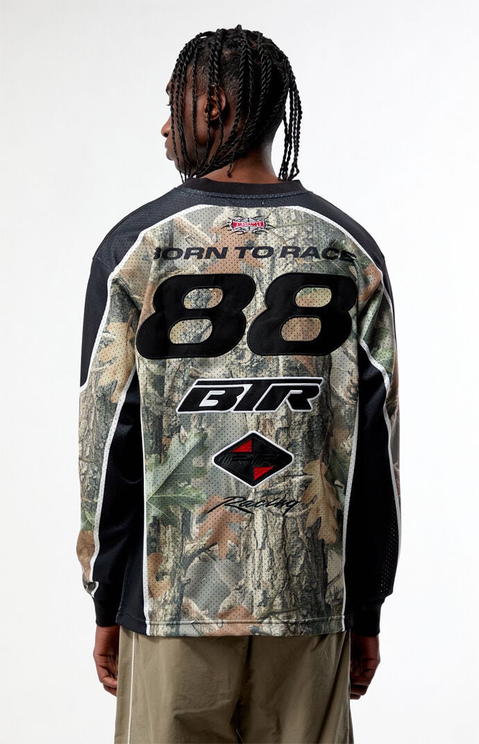 Pacsun Camo Mesh Long Sleeve Jersey