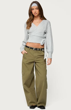 Jadah Low Rise Baggy Cargo Pants image number 4