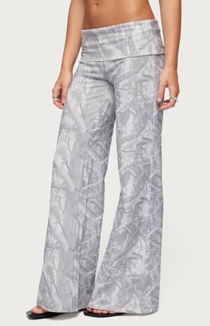 Cammy Wide Leg Foldover Pants image number 2