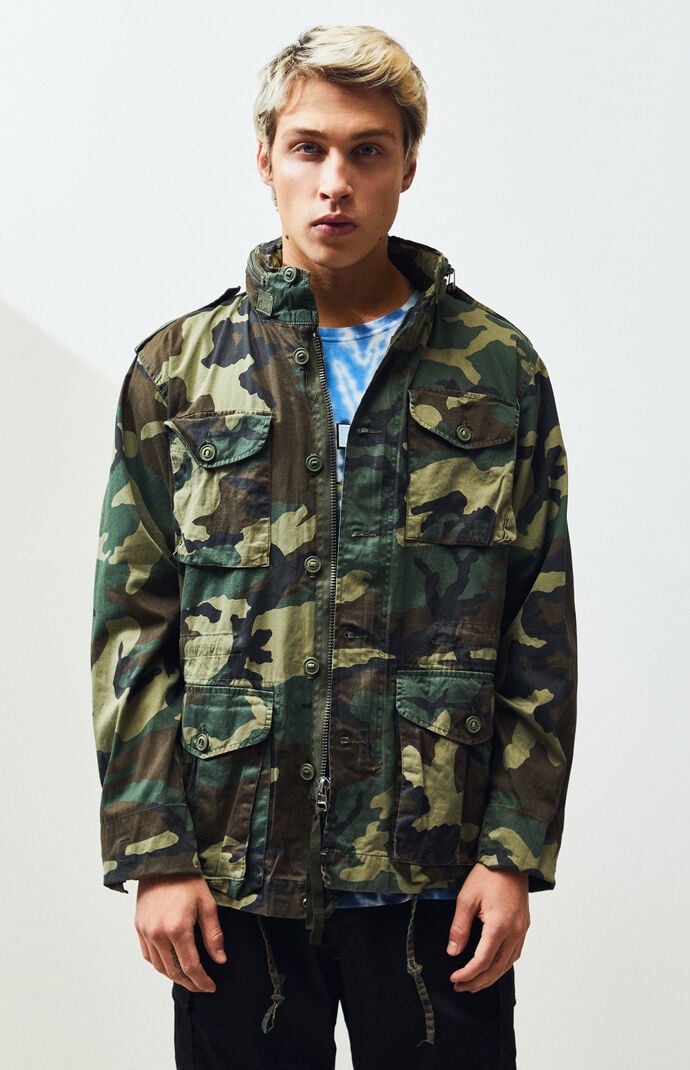 woodland red jacket