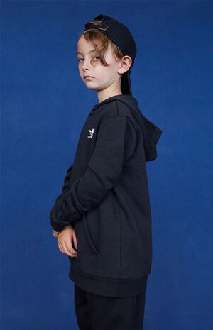 Kids Black Essentials Hoodie image number 3