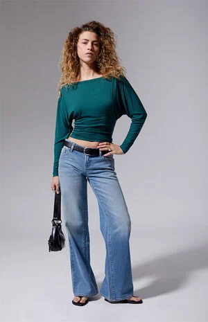 Ember Off-The-Shoulder Long Sleeve Top image number 1